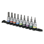 Sealey Premier Platinum Socket Bit Set 3/8" Drive 9 Piece AK6251