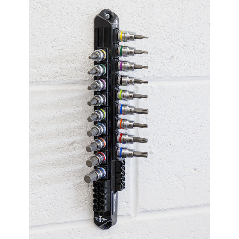 Sealey Premier Platinum Socket Bit Set 18 Piece 3/8" Drive AK6252