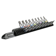 Sealey Premier Platinum Socket Bit Set 18 Piece 3/8" Drive AK6252