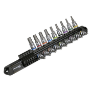 Sealey Premier Platinum Socket Bit Set 18 Piece 3/8" Drive AK6252