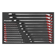 Sealey Premier Combination Spanner Set 21 Piece 6-32mm AK63021