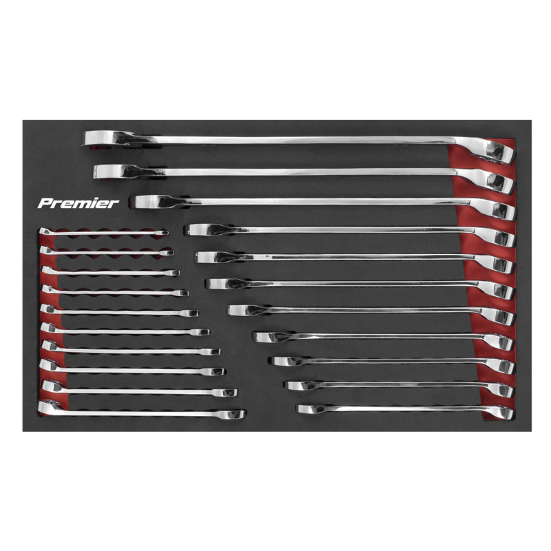 Sealey Premier Combination Spanner Set 21 Piece 6-32mm AK63021