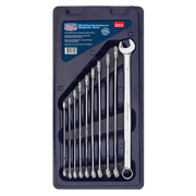 Sealey Premier Extra-Long Combination Spanner Set 10 Piece - 349mm Length