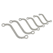 Sealey Premier S-Spanner Set 6 Piece - Chrome Vanadium Steel