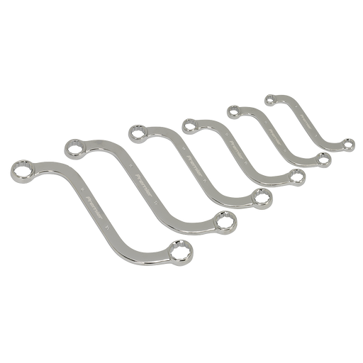 Sealey Premier S-Spanner Set 6 Piece - Chrome Vanadium Steel