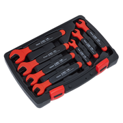 Sealey Premier Insulated Open-End Spanner Set 7 Piece - VDE Approved