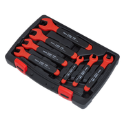 Sealey Premier Insulated Open-End Spanner Set 7 Piece - VDE Approved