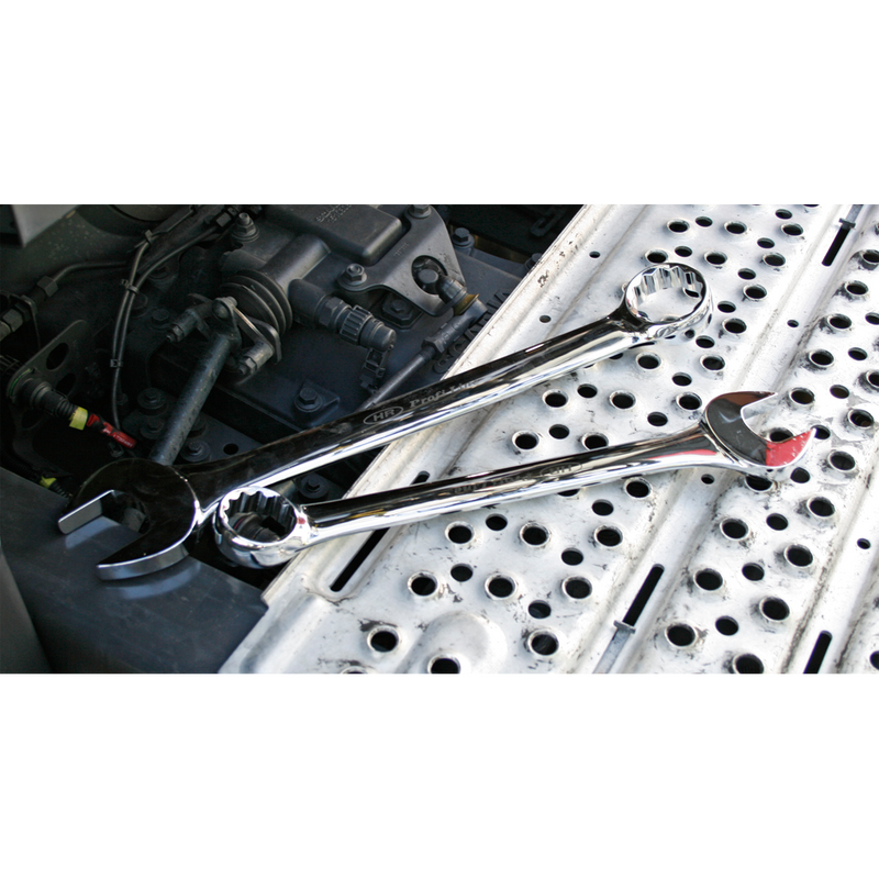 Sealey Premier Super Jumbo Combination Spanner Set 6 Piece 34-50mm