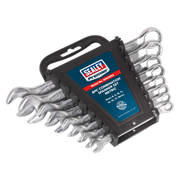 Sealey Premier Combination Spanner Set 8-19mm 8 Piece