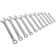 Sealey Premier Combination Spanner Set 11 Piece, Chrome Vanadium Steel