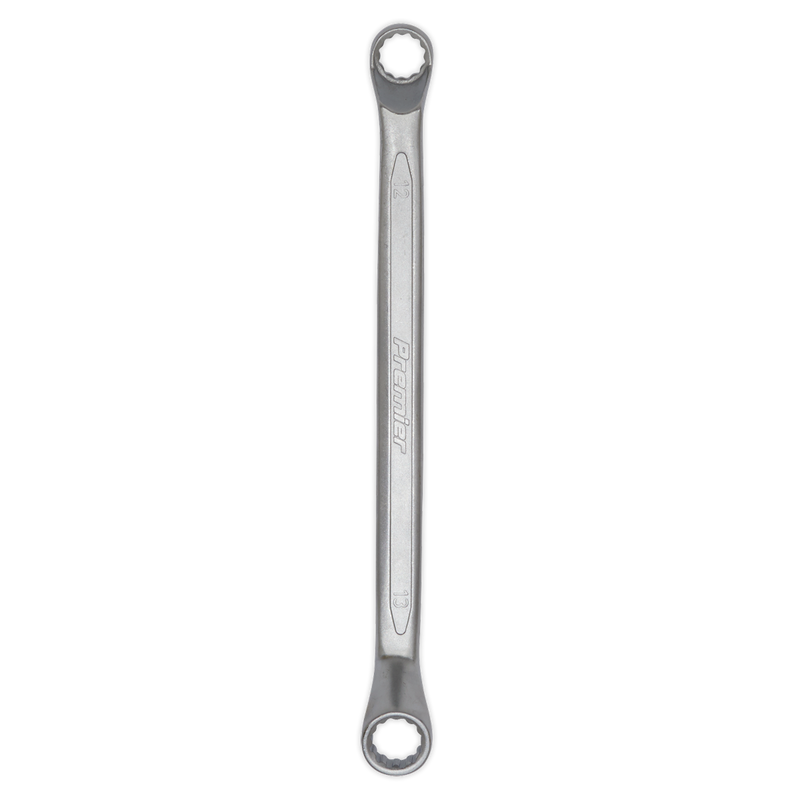 Sealey Premier Offset Double End Ring Spanner Set 8 Piece 180-300mm