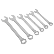 Sealey Premier Jumbo Combination Spanner Set 6 Piece 34-50mm