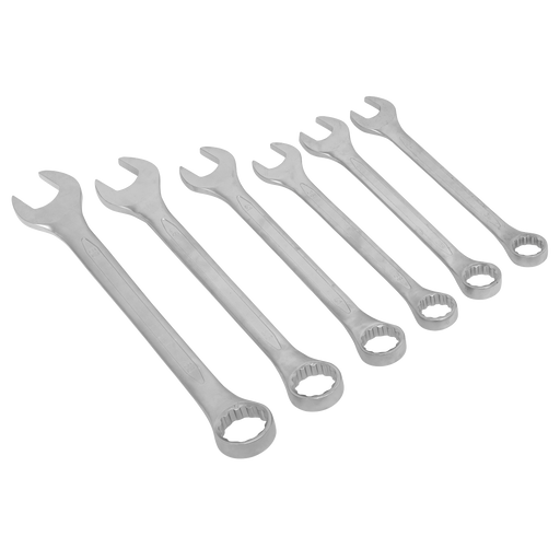 Sealey Premier Jumbo Combination Spanner Set 6 Piece 34-50mm