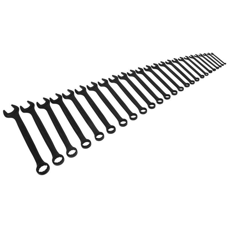 Sealey Premier Black Combination Spanner Set 25 Piece