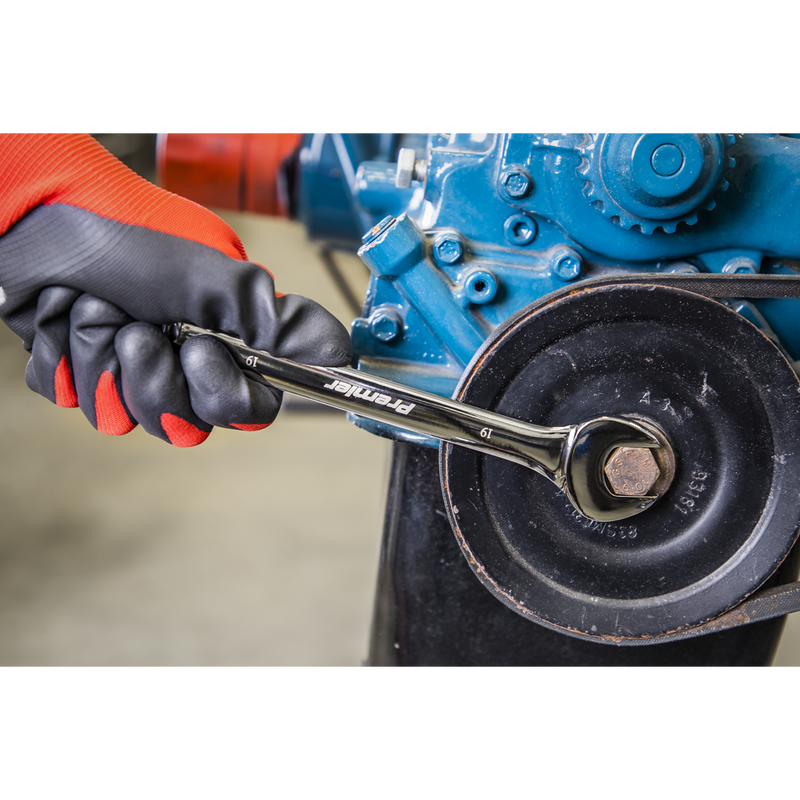 Sealey Premier Combination Spanner Set 12 Piece 8-19mm
