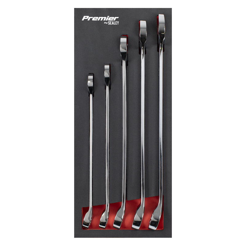 Sealey Premier Jumbo Combination Spanner Set 5 Piece 22-32mm