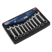 Sealey Premier Stubby Combination Spanner Set 10 Piece AK633