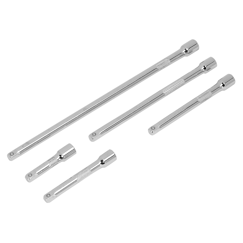 Sealey Premier Extension Bar Set 1/4"Sq Drive 5 Piece