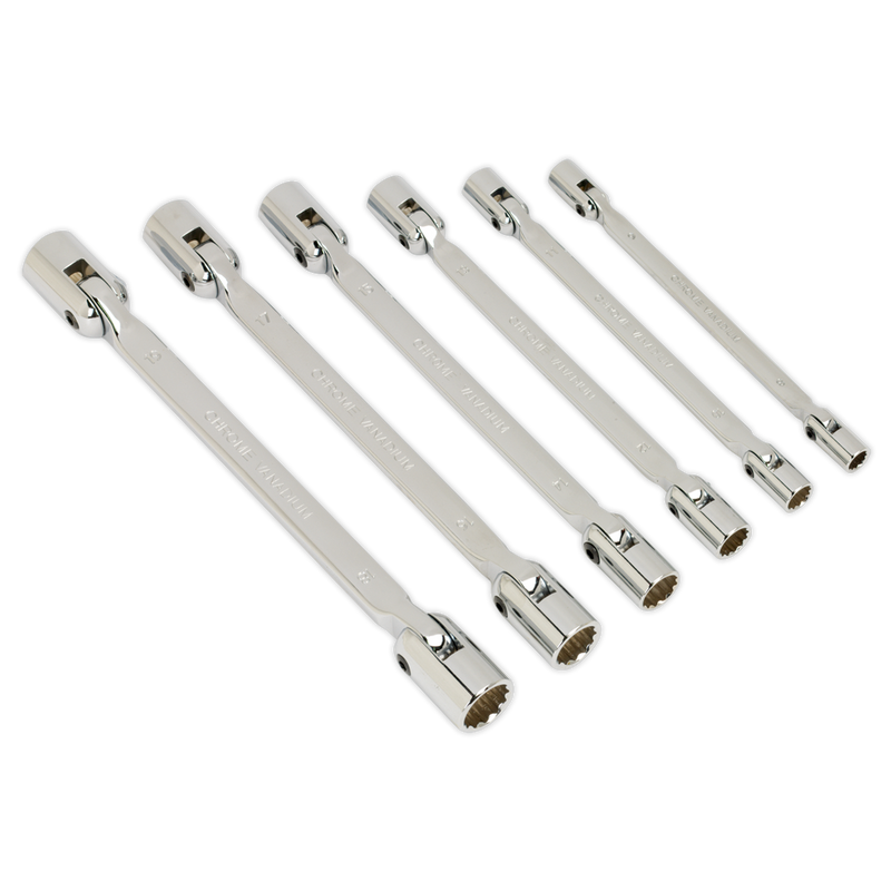 Sealey Premier Socket Spanner Set 6 Piece AK635 8-19mm