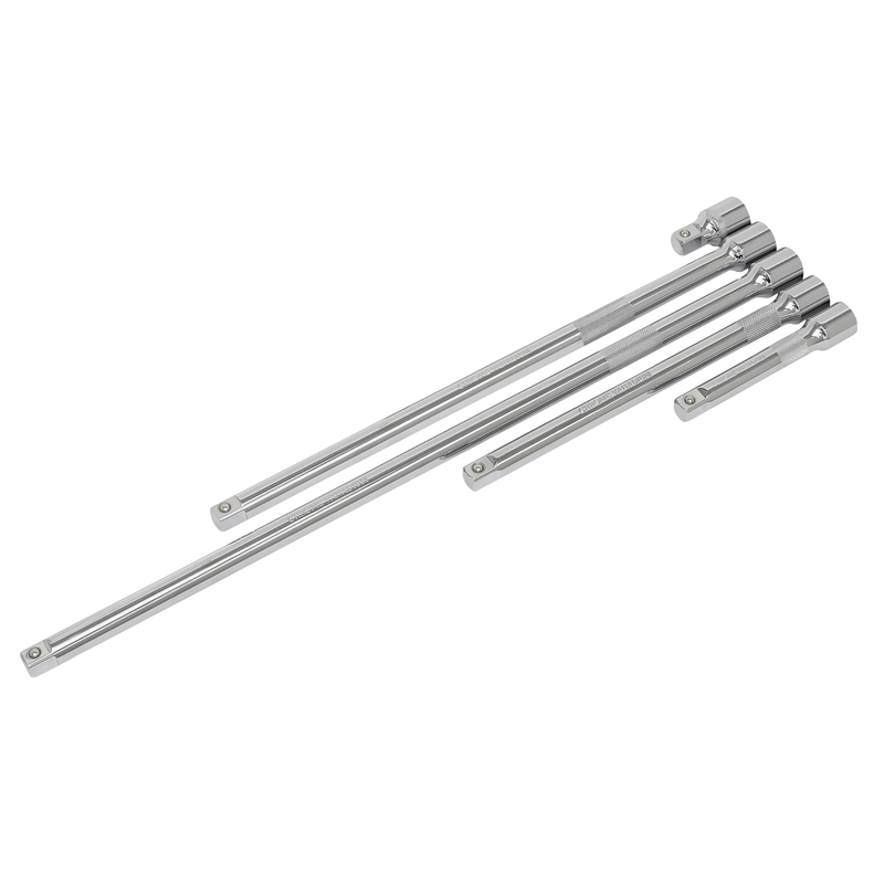 Sealey Premier Extension Bar Set 1/4"Sq Drive 5 Piece