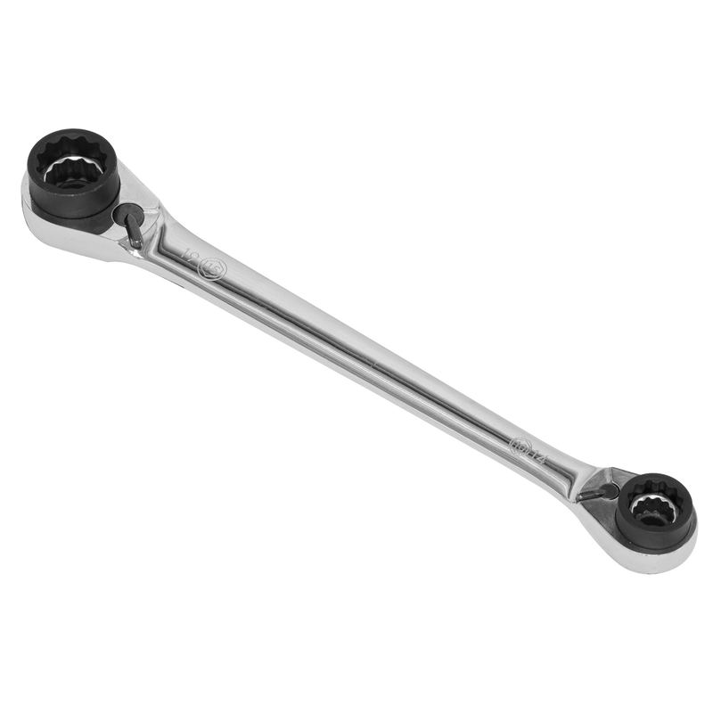 Sealey Premier 8-in-1 Ratchet Ring Spanner 242mm