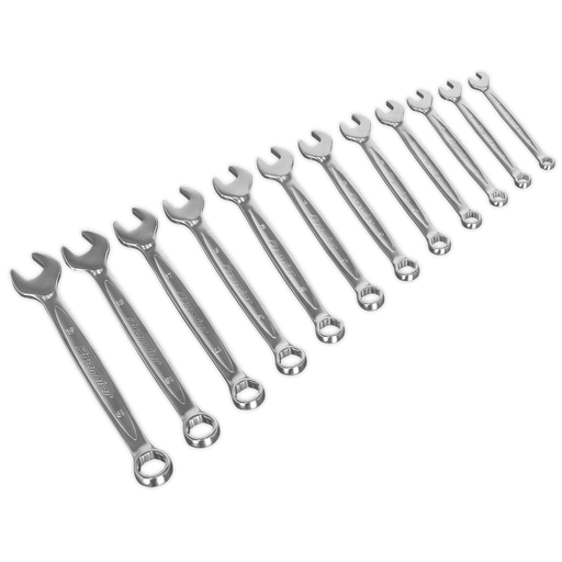 Sealey Premier Lock-On™ Combination Spanner Set 12 Piece 8-19mm