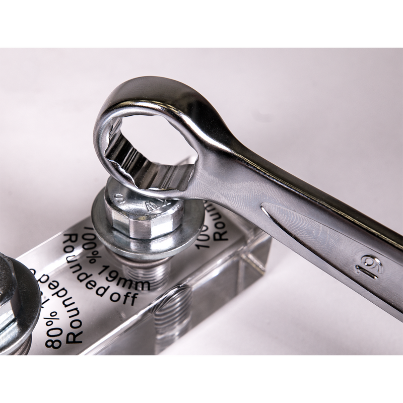 Sealey Premier Lock-On™ Combination Spanner Set 12 Piece 8-19mm