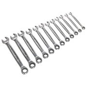 Sealey Premier Platinum Ratchet Spanner Set 12 Piece 8-19mm