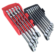 Sealey Premier Platinum Ratchet Spanner Set 12 Piece 8-19mm