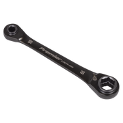 Sealey Premier Black 4-in-1 Reversible Lock-On Ratchet Ring Spanner 10x13mm