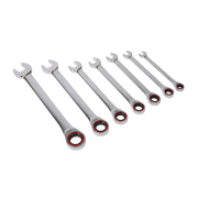 Sealey Premier Platinum Combination Ratchet Spanner Set 7 Piece
