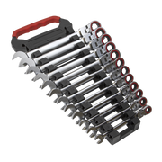 Sealey Premier Platinum Flexi-Head Ratchet Spanner Set 12 Piece