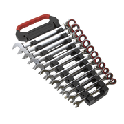 Sealey Premier Platinum Ratchet Spanner Set 12 Piece 8-19mm