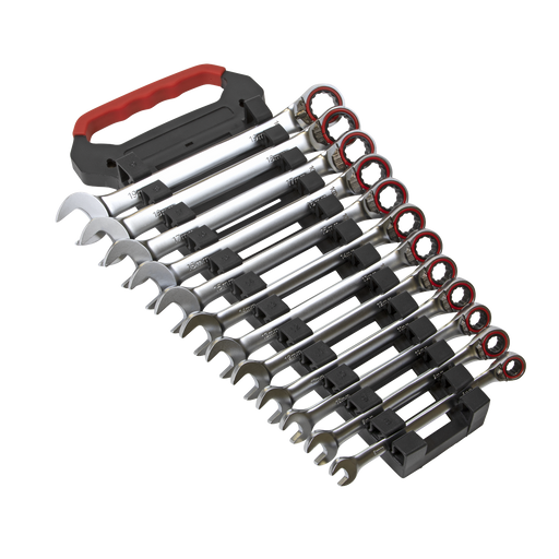 Sealey Premier Platinum Ratchet Spanner Set 12 Piece 8-19mm