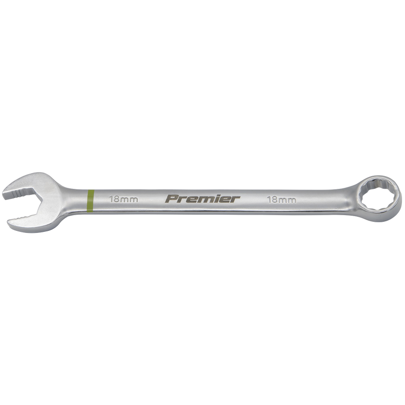 Sealey Premier Platinum Spanner Set 12 Piece, Chrome Vanadium Steel
