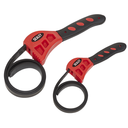 Sealey Strap Wrench Set 2 Piece Ø120-Ø150mm