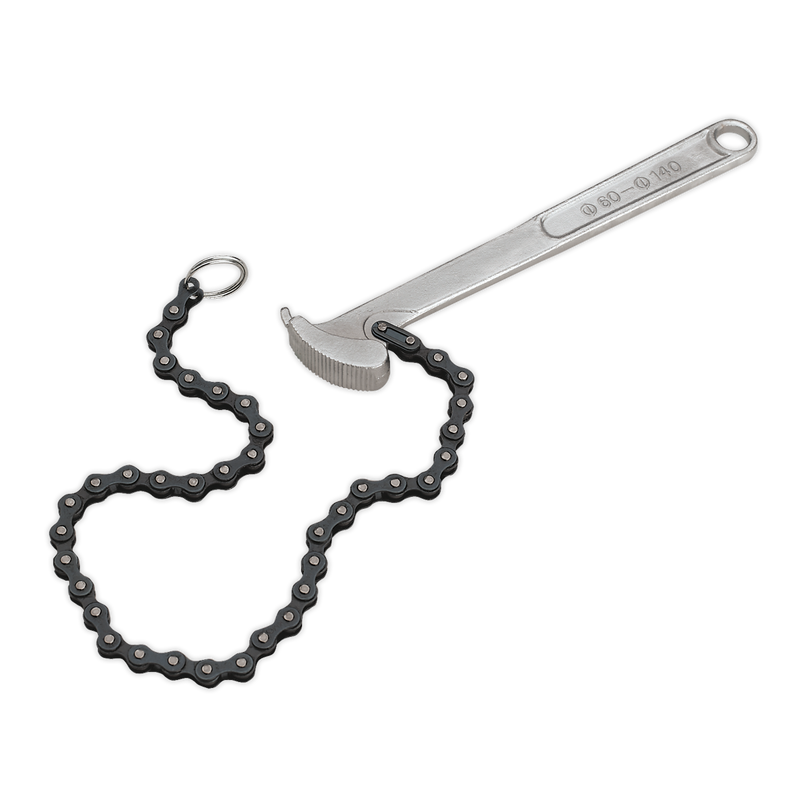 Sealey Oil Filter Chain Wrench 60-106mm Capacity