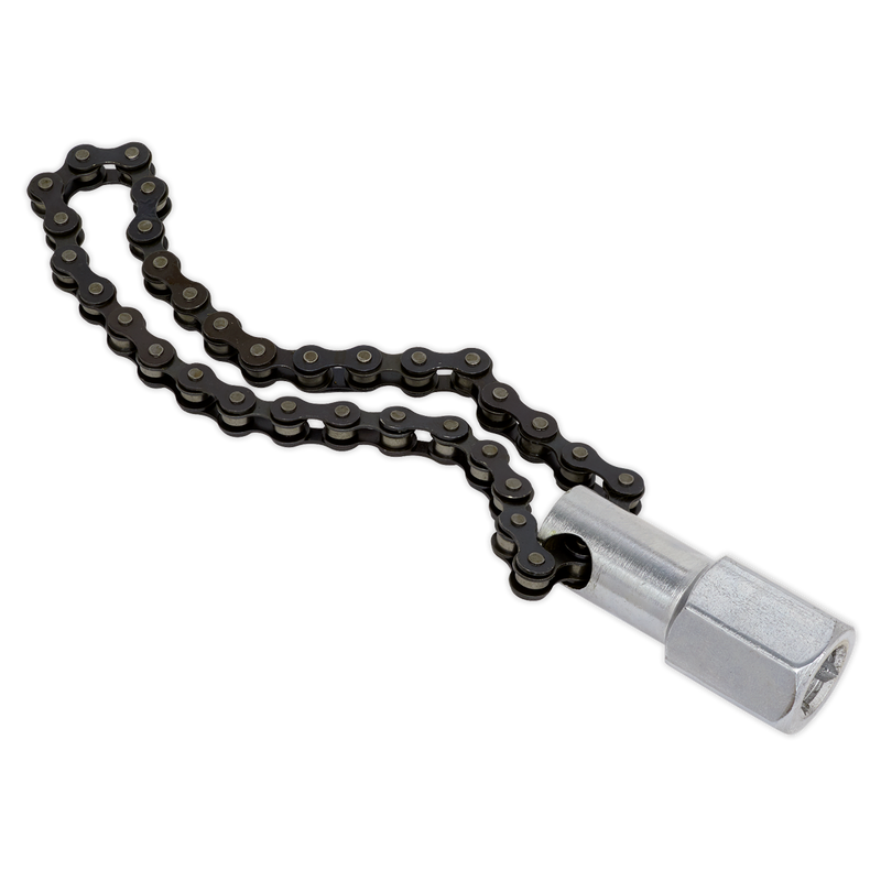Sealey Oil Filter Chain Wrench 1/2" Drive 120mm Capacity