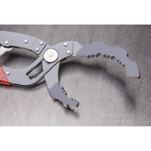 Sealey Premier Self-Adjusting Oil Filter Pliers Ø60-120mm AK6421