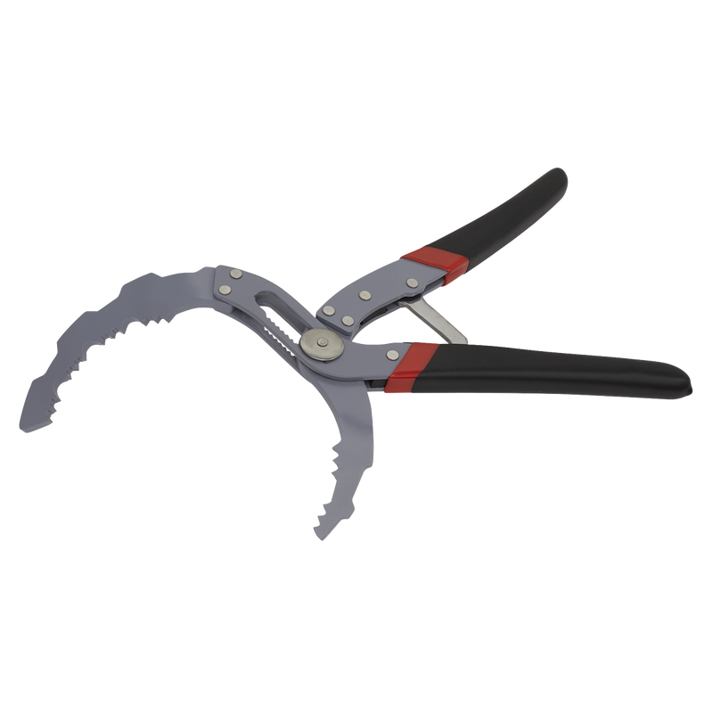 Sealey Premier Self-Adjusting Oil Filter Pliers Ø60-120mm AK6421