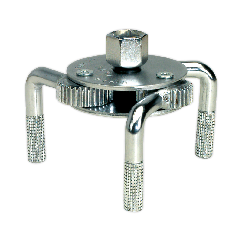 Sealey Oil Filter Claw Wrench 3/8" & 1/2"Sq Drive 65-110mm