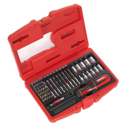 Sealey Premier Ratchet Screwdriver Set 51 Piece with 235mm Driver