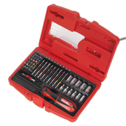 Sealey Premier Ratchet Screwdriver Set 51 Piece with 235mm Driver