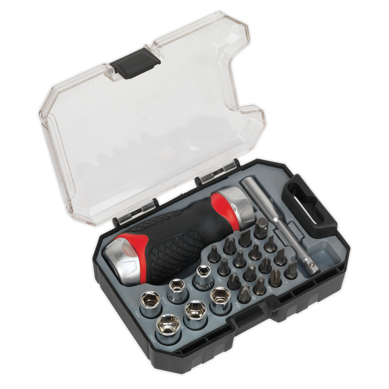Sealey Premier Ratchet Screwdriver Set 24 Piece AK64906