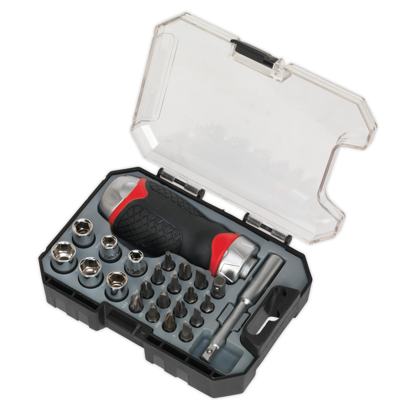 Sealey Premier Ratchet Screwdriver Set 24 Piece AK64906