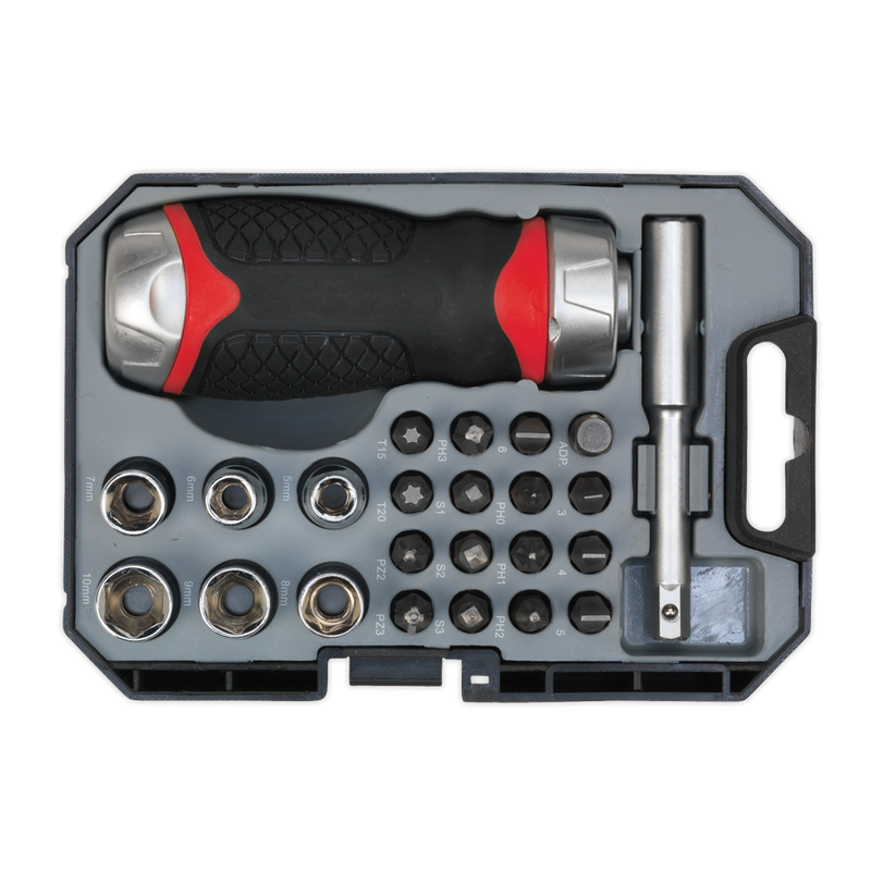 Sealey Premier Ratchet Screwdriver Set 24 Piece AK64906