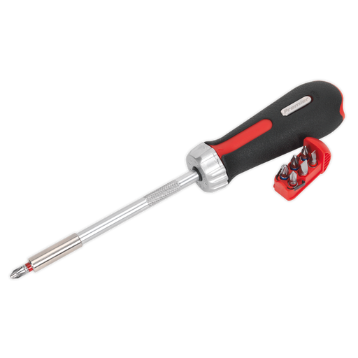 Sealey Premier Platinum Ratchet Screwdriver Set 8 Piece with 265mm Driver