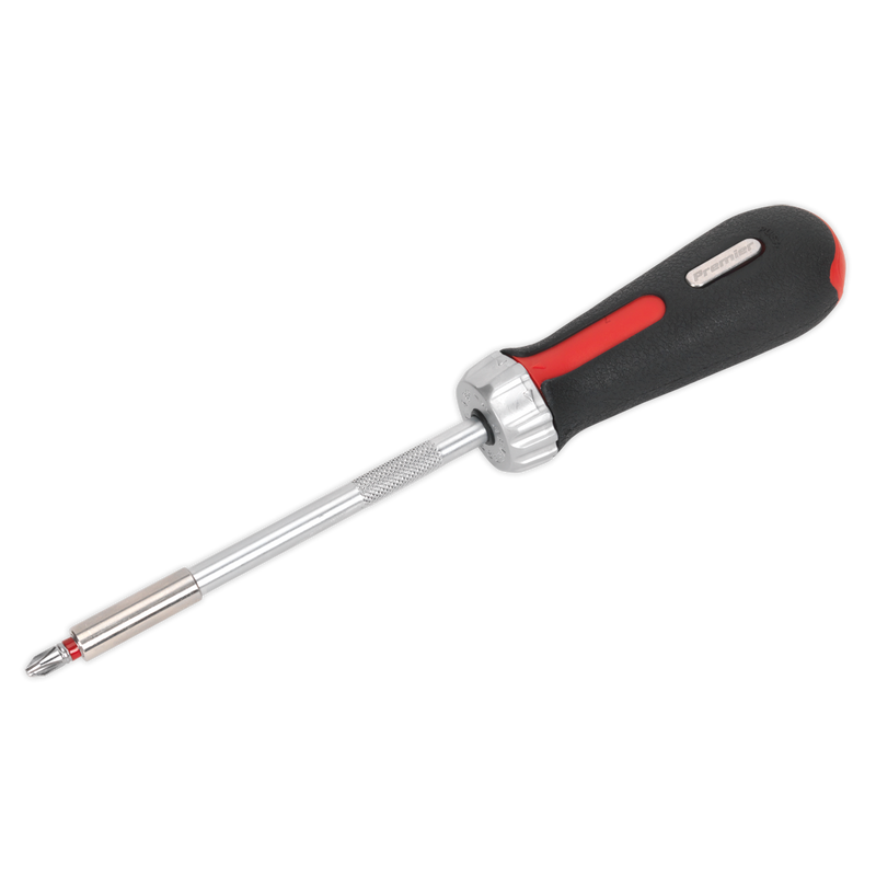 Sealey Premier Platinum Ratchet Screwdriver Set 8 Piece with 265mm Driver