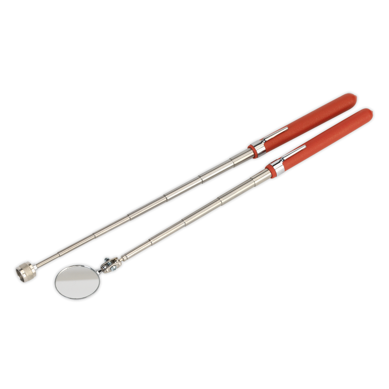 Sealey Premier Telescopic Magnetic Pick-Up & Mirror Set 1.6kg Capacity
