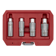 Sealey Spark Plug Socket Set 3/8"Sq Drive 4 Piece